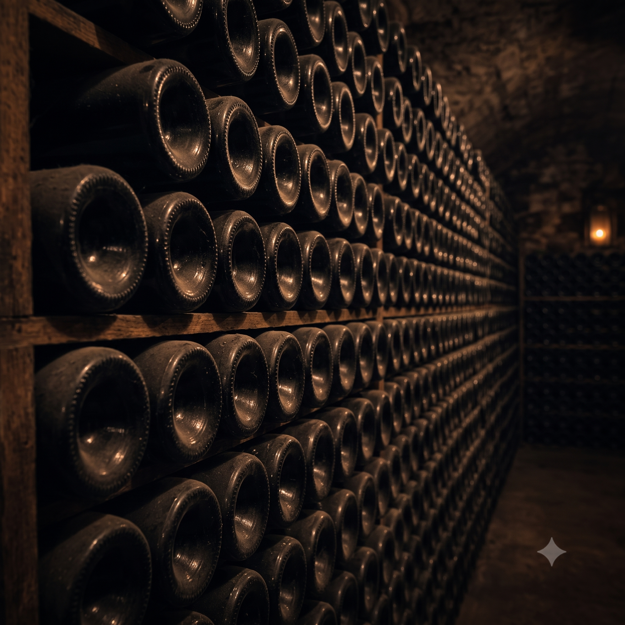Conservación del vino en casa protegiendo las botellas de luz y vibraciones